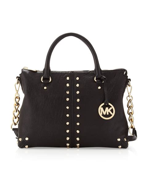 michael kors studded bag strap|Michael Kors adjustable strap handbags.